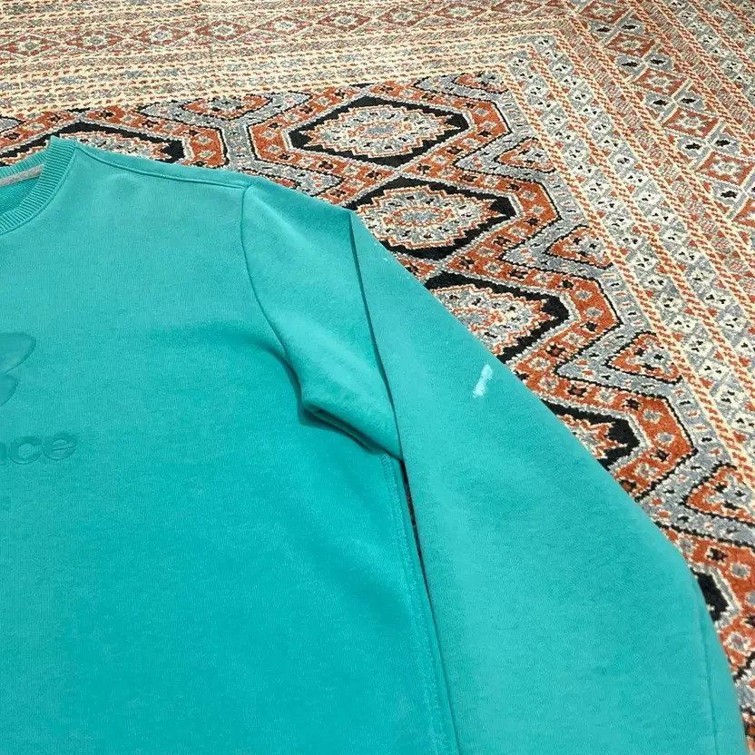 New Balance Mint Blue Men L Sweatshirt thumbnail 5
