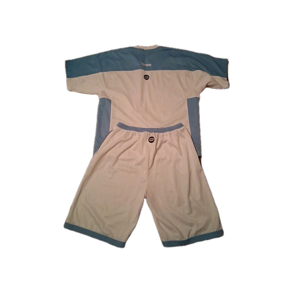 Park Flava PFC Men's 3XL Chest 54" Basketball Shirt w/Matching Shorts Blue/White - Image 4 of 4