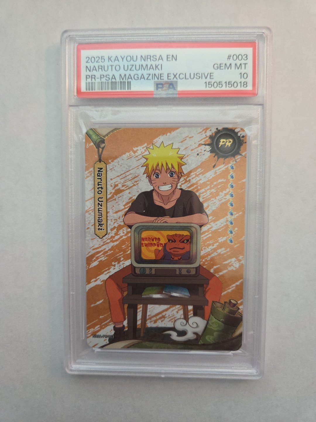 Kayou Naruto Uzumaki #003 2025 PSA Magazine Exclusive Promo Card - PSA 10