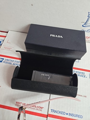 Prada Eyeglasses Glasses VPR 11Y ROJ-1O1 Pink Brown Havana 52-16-140 w/case - Picture 20 of 24