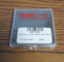 ThorLabs Optical Grade Uncoated N-BK7 Window, 25.4mm dia 5mm thick, WG11050