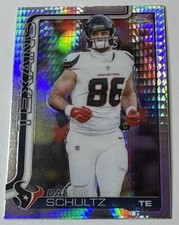 2025 Topps Chrome DALTON SCHULTZ Prism Refractor #118 Houston Texans