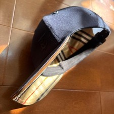 Burberry Baseball Cap Black/Beige L Men Hat Accessory Original Collection
