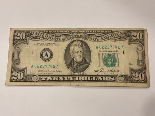 (6) 1981 & 1985 $20 Twenty Dollar Bill Bills Random Years But DECENT CONDITION! - Picture 10 of 13