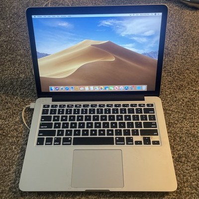 2013 Apple Macbook Pro 13'' A1502 (Intel i5 @2.40GHz, 128GB SSD,  4GB) - Silver