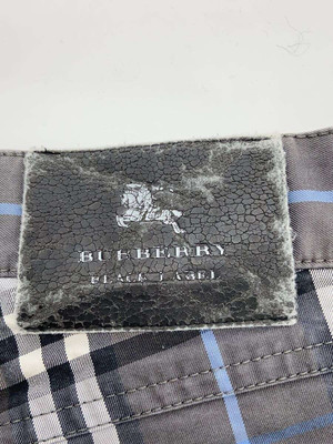 Burberry Black Label Bottom/73/Cotton/Gry/Check/Bms01-901-07 Burberry Black Label Bottom/73/Cotton/Gry/Check/Bms01-901-07