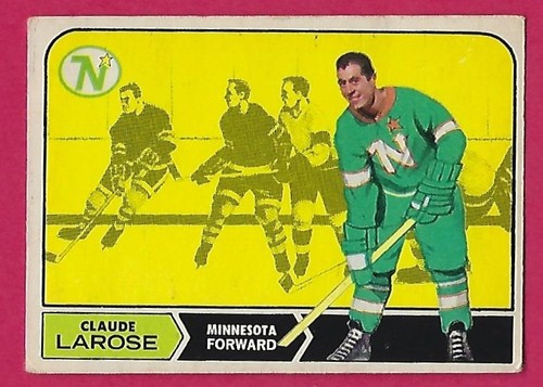 Claude Larose #51 1968 O-Pee-Chee card