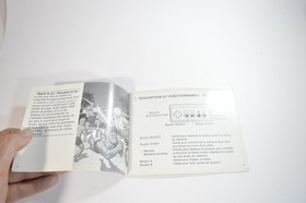 Notice Super Spike V ball Nintendo Nes Pal original Booklet authentic retrogamin