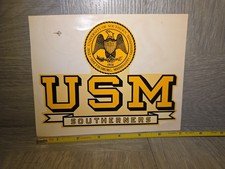 Vintage Chicago Pennant Company University of Southern Mississippi USM Southerne