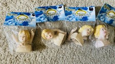 Crafts Doll Angels Heads Arms Sealed Vintage Set Of 4