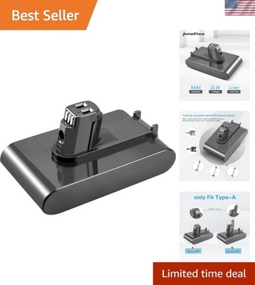 Upgraded 8000mAh Battery for Dyson Type A Models - Unmatched Power and Safety