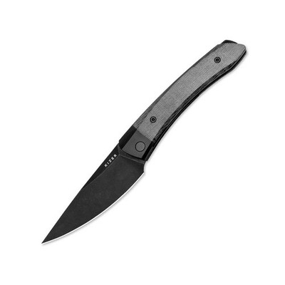 Kizer Cutlery Momo Linerlock Stonewash Blade FoldingKnife Micarta Handle V4663A1
