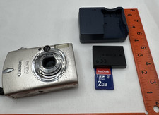 Canon Digital IXUS 750 PC1169 Camera - For Parts / Repair, Good OEM Battery