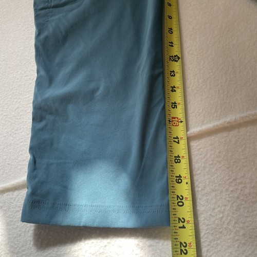 Eddie Bauer First Ascent Cargo Pants Capri Blue Hiking Stretch Womens Size 6 - Picture 5 of 9