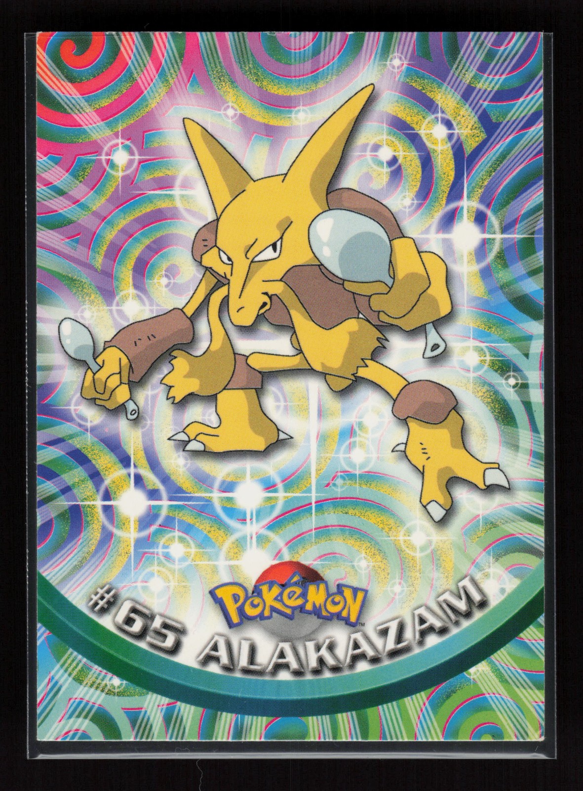 1999 Topps Pokemon TV Animation Edition Series 1 #65 Alakazam