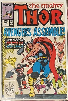 The Mighty Thor #390   Avengers Assemble! (Marvel Comics April 1988)