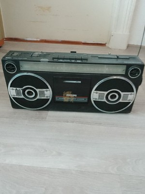 Philips Kassettenrecorder 80er D8050 als Bastel Ersatzteile Recorder Retro 