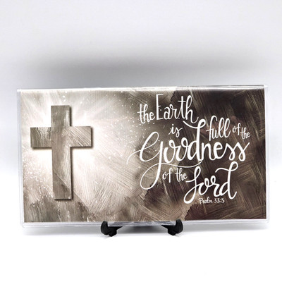 Two Year Pocket Purse Planner Calendar 2026-2027 Vinyl Cover Bible Verse 6.5'' BG