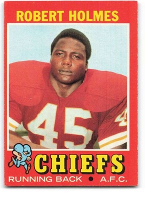 1971 Topps #254 Robert Holmes EX/NM RC Rookie Chiefs