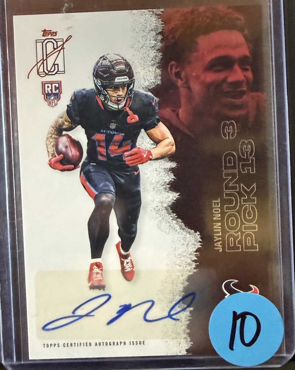 2025 Topps Signature Class #208 Jaylin Noel RC Autograph