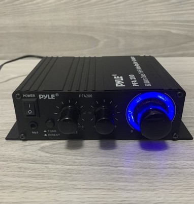 PYLE PFA200 60W Class T Hi-Fi Audio Power Amplifier w/ Power Adapter