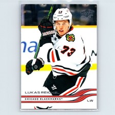 2025-26 Upper Deck Lukas Reichel #34 Chicago Blackhawks