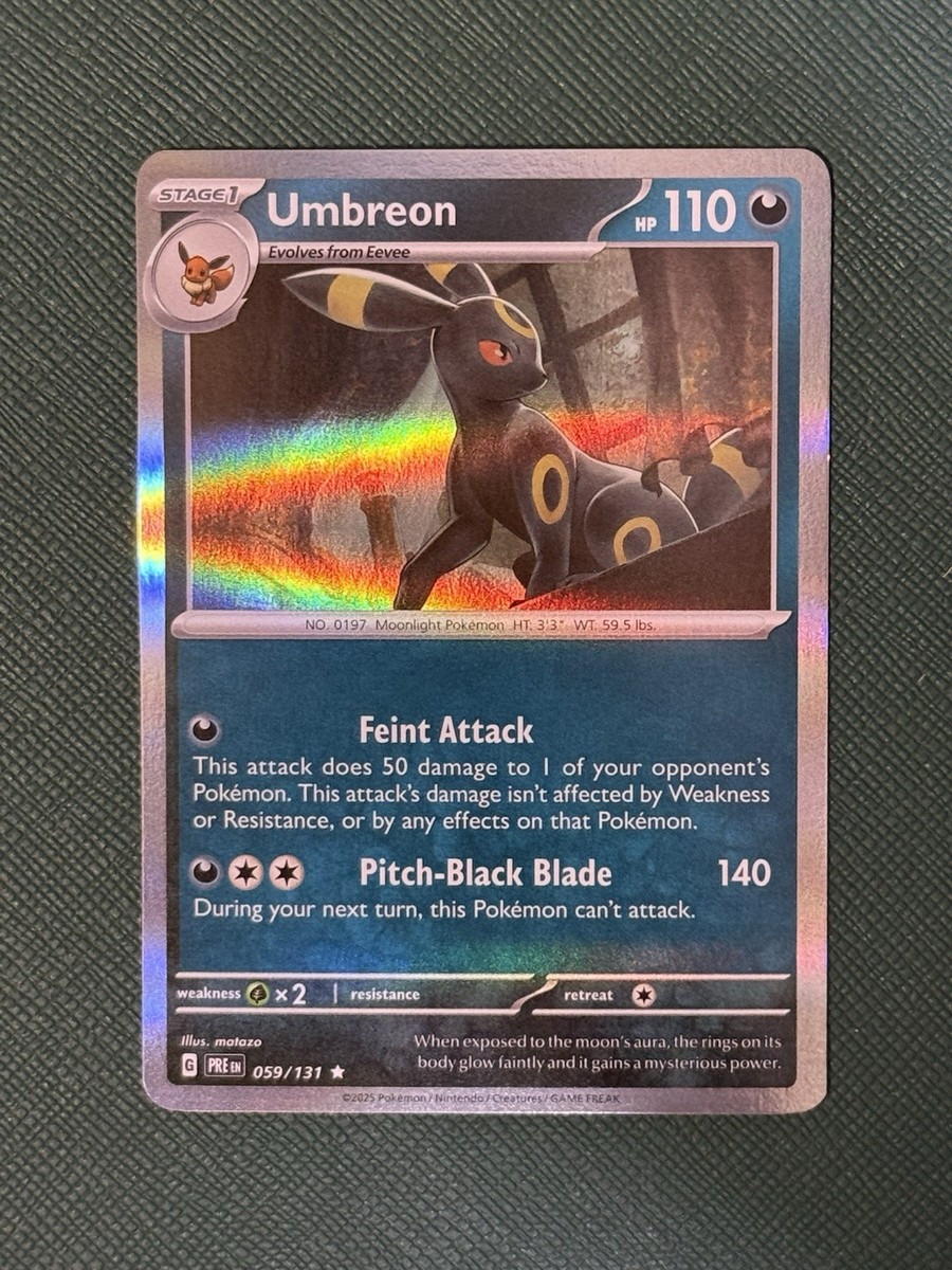 POKEMON: COMPLETE EEVEELUTION CARD SET ESPEON UMBREON SYLVEON