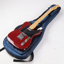 Fender American Deluxe Ash Telecaster Maple Fingerboard Wine Transparent Used