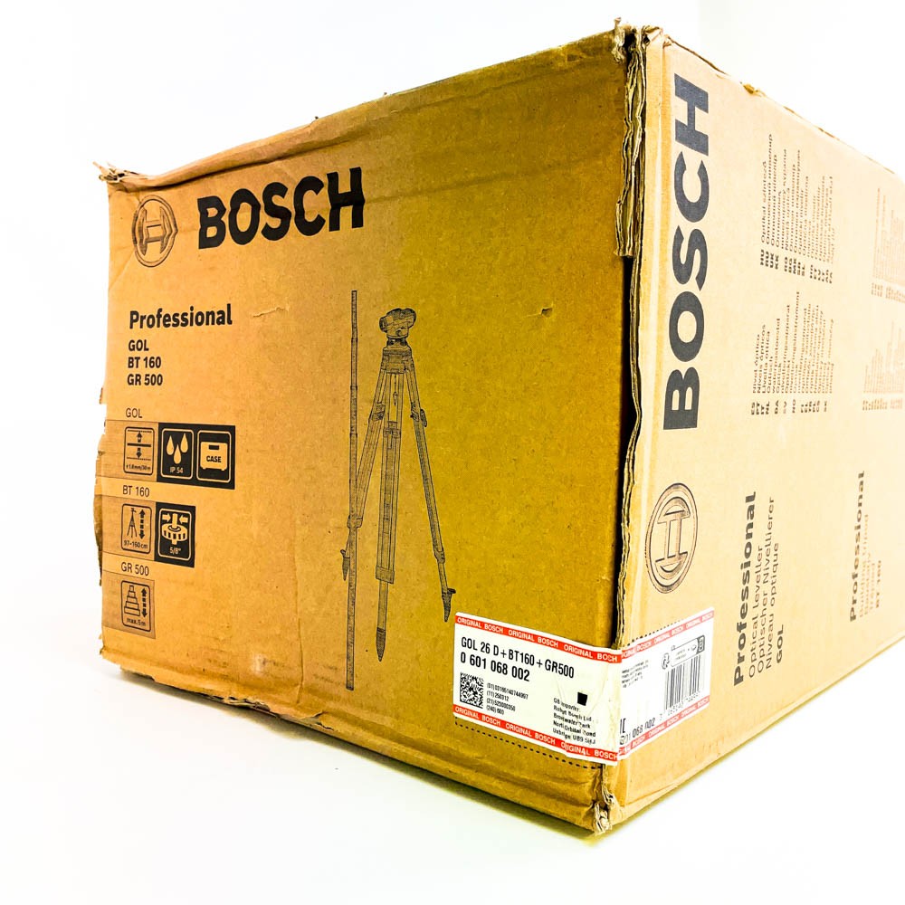 Bosch GOL 26 D 0601068002, optisches Nivelliergerät Set, inkl. Baustativ BT