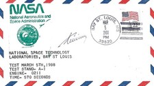 GHERMAN TITOV VOSTOCK 2 SIGNED POSTAL COVER COSMONAUT AUTOGRAPH