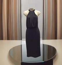 New Next Size 14 Black Bodycon Halter neck Smart Dress Wedding Cocktail Party