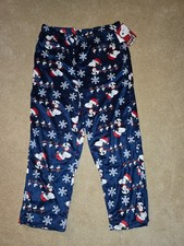 NEW W/tags Peanuts Snoopy Sleep Pants Lounge Christmas Holiday Men's XL