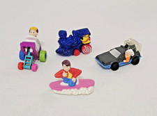 McDonald's 1991 Back to the Future Happy Meal Toys set of 4 some wear and tear