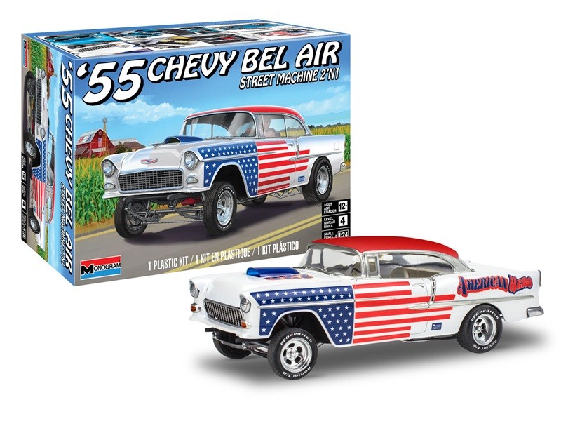 Revell 14519 - 1/24 1955 Chevy® Bel Air® Street Machine 2N1 - New