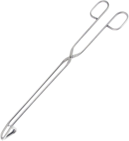 Grillzange, Edelstahl Rostfrei, Silber, LäNge: 38 Cm 12732270