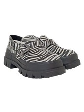 BUFFALO Slip-on Dames Chaussures basses T EU 37 noir-blanc style décontracté