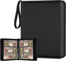 9 Pocket Card Binder, Premium Zip Trading Card Binder, 720 Double Sided Pocket P