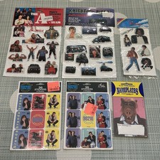Vintage 1980s Puffy Stickers NEW Michael Jackson A-Team Knight Rider ALF 90210