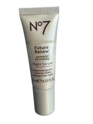 No7 Future Renew Damage Reversal Night Serum Anti-Aging Skin Care .33fl oz NEW