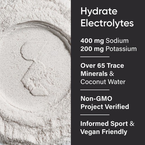 Hydrate Raspberry Lemonade Drink Mix (90 Servings) – Refreshing Electrolyte - Picture 2 of 4