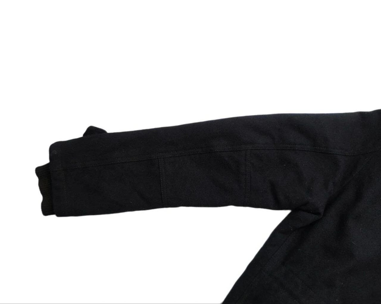 Authentic BURBERRY BLACK LABEL Solid - Black Poly… - image 8