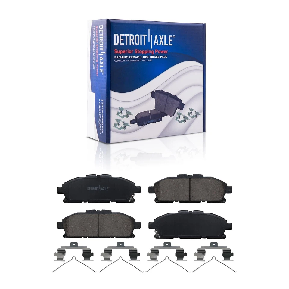 Front and Rear Ceramic Brake Pads for 2011 - 2017 Nissan Quest - Image 3 of 4