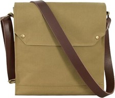 Indiana Jones Bag Mk VII Leather Strap WWII Gas Mask Bag Satchel Reproduction
