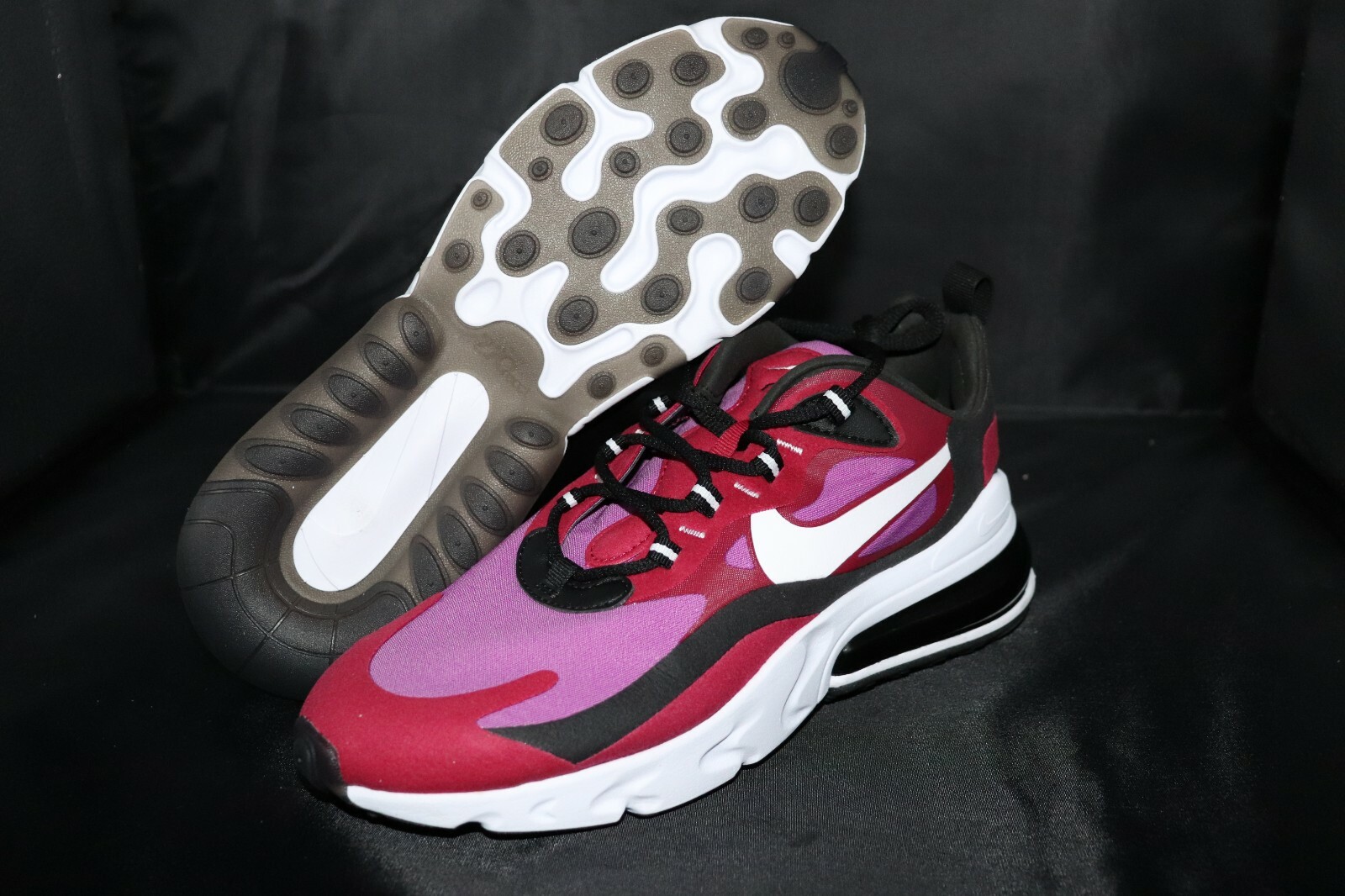 nike air max 270 react vivid purple