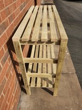 Wooden Greenhouse Staging - Very Solid - 4ft - 2 Tier