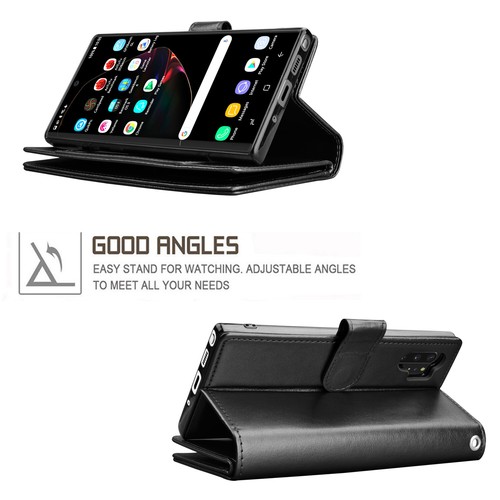 For Samsung Galaxy Note 10 10+ Plus Leather Wallet Case Card Holder Stand Cover - Picture 14 of 22