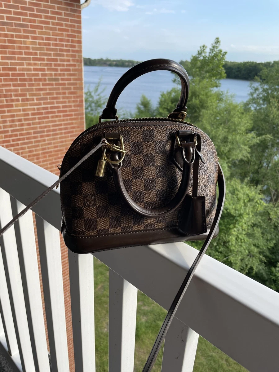 Alma BB Damier Ebene Canvas - Handbags