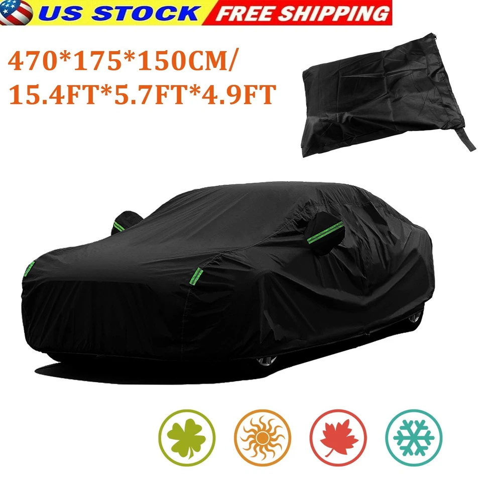 For Toyota Full Car Cover Waterproof Dust Sun Snow Rain All Weather Protection Foto 2 de 4