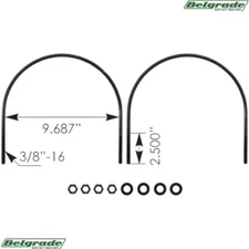 172.94405 Air Tank U-Bolt Western Star Replaces WWS71108-3405