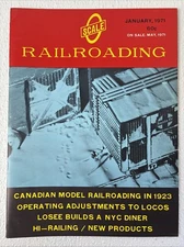 O Scale Railroading Magazine May 1971 Model Trains Model Railroad
